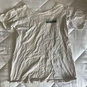 HYPLAND- HunterxHunter off the shoulder oversized T-Shirt